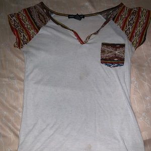 Aztec print t-shirt